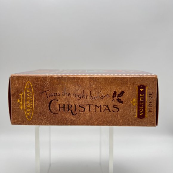 Hallmark Keepsake TWAS THE NIGHT BEFORE CHRISTMAS Santa Claus NEW In Box 2001 - Picture 7 of 9